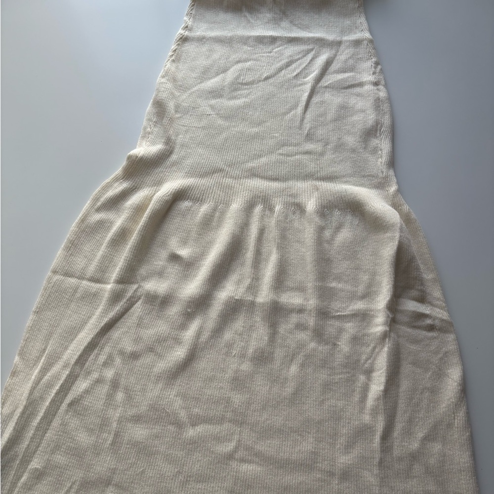 Paloma Wool Beige Tulipe Midi Dress NWT size small - Picture 10 of 13